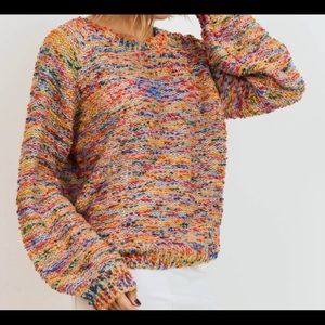 Multi color sweater